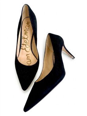Sam Edelman - Pump Heels TRISTAN Black Suede 12 M